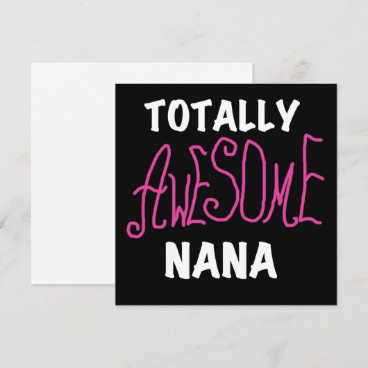 Totally Awesome Nana Pink T-shirts and Gifts (Front/Back)