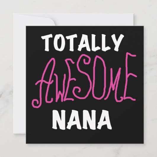 Totally Awesome Nana Pink T-shirts and Gifts (Front)