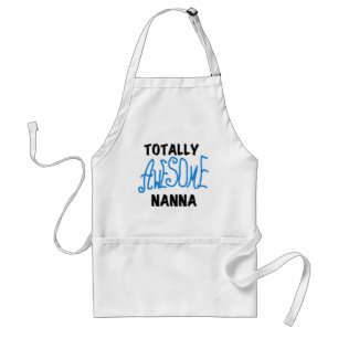 Totally Awesome Nanna Blue T-shirts and GIfts Adult Apron