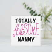 Totally Awesome Nanny Pink T-shirts and Gifts (Standing Front)