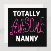 Totally Awesome Nanny Pink T-shirts and Gifts (Front/Back)