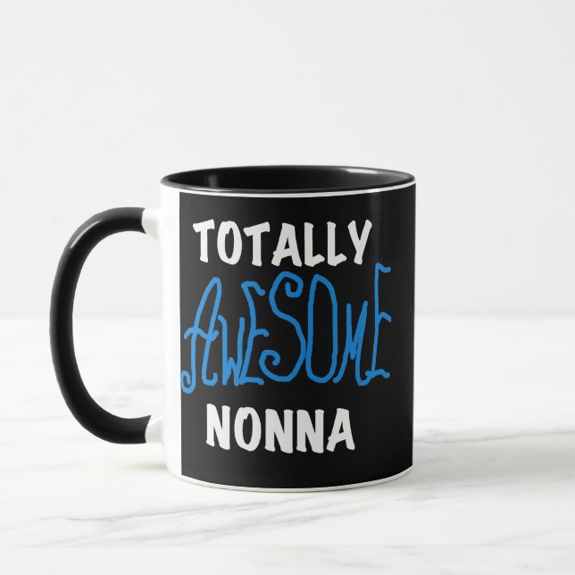 Totally Awesome Nonna Blue T-shirts and Gifts Mug (Left)