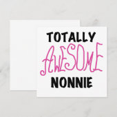Totally Awesome Nonnie Pink Tshirts and Gifts (Front/Back)