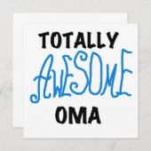 Totally Awesome Oma Blue T-shirts and Gifts (Front/Back)