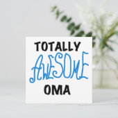 Totally Awesome Oma Blue T-shirts and Gifts (Standing Front)