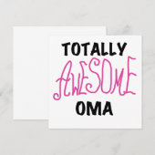 Totally Awesome Oma Pink T-shirts and Gifts (Front/Back)