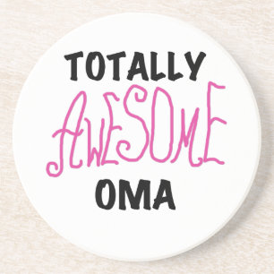 Totally Awesome Oma Pink T-shirts and Gifts Drink Coaster
