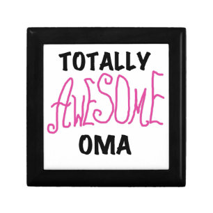 Totally Awesome Oma Pink T-shirts and Gifts Gift Box