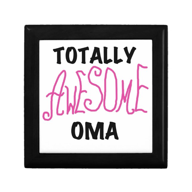 Totally Awesome Oma Pink T-shirts and Gifts Gift Box (Front)