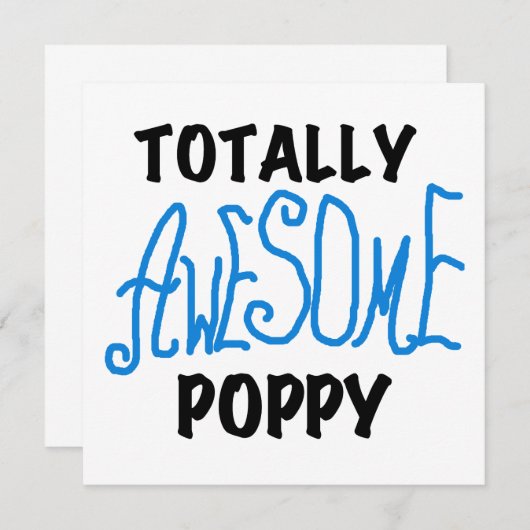 Totally Awesome Poppy T-shirts and GIfts (Front/Back)