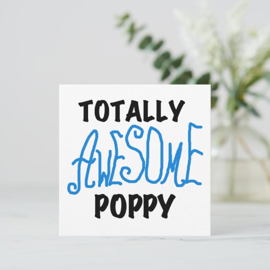 Totally Awesome Poppy T-shirts and GIfts (Standing Front)