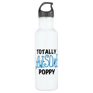 Totally Awesome Poppy T-shirts and Stainless Steel Water Bottle