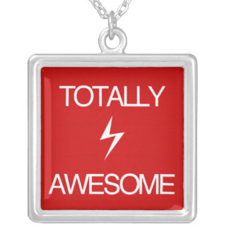 Totally Awesome! Silver Plated Necklace