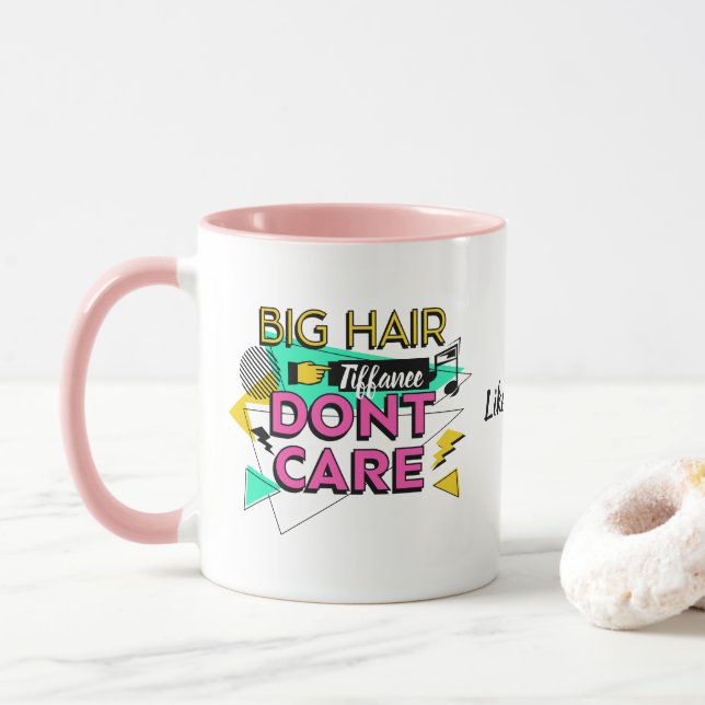 Totally Awesome Valley Girl Custom Mug (With Donut)