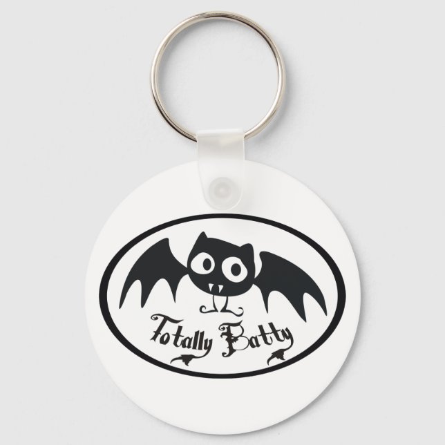 Totally Batty Keychain (Front)