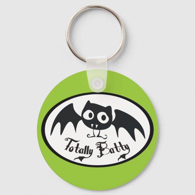 Totally Batty Keychain (Front)