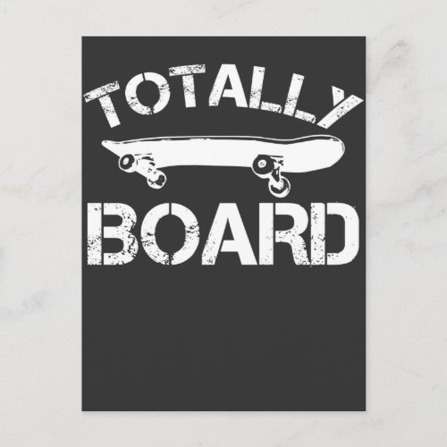 Totally Board Skateboard Freestyle Skating Skater Postcard