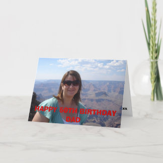 totally california 168, HAPPY 50TH BIRTHDAY DAD Card