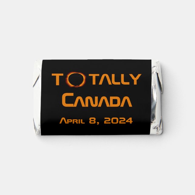 Totally Canada 2024 Solar Eclipse  Hershey's Miniatures (Front)