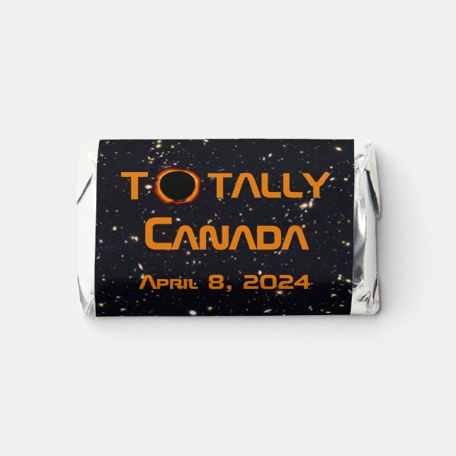 Totally Canada 2024 Solar Eclipse  Hershey's Miniatures (Front)