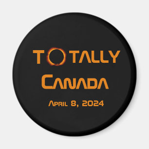 Totally Canada 2024 Solar Eclipse Magnet