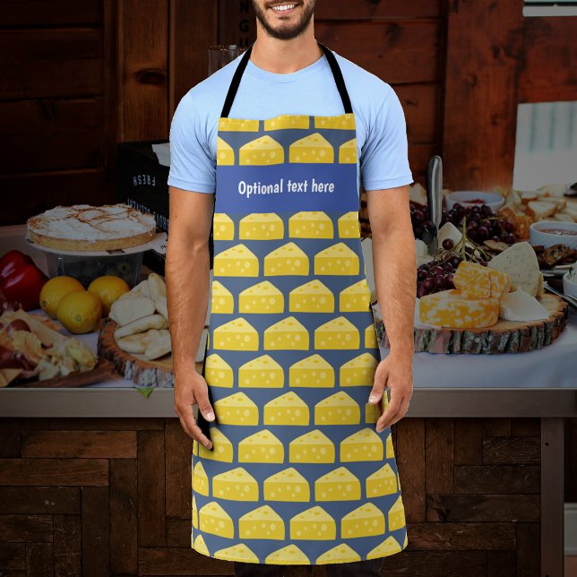 Totally Cheesy Triangles of Swiss Cheese and name Apron (Creator Uploaded)