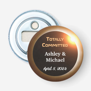 Totally Committed Eclipse Theme Wedding Bottle Opener