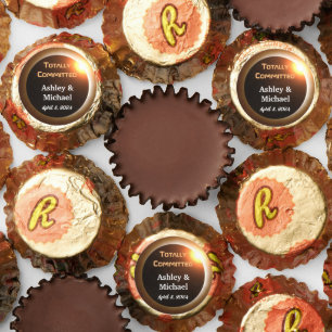Totally Committed Eclipse Theme Wedding Reese's Peanut Butter Cups