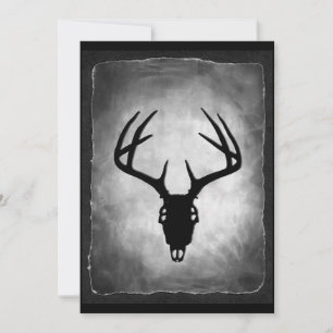 Totally Cool Deer Skull Invitations