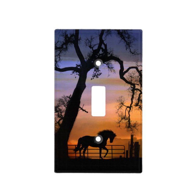 Totally Cool Horse Light Switch Cover (Front)