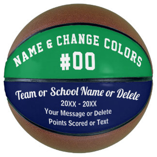 Totally Customizable Personalised Basketball Ball