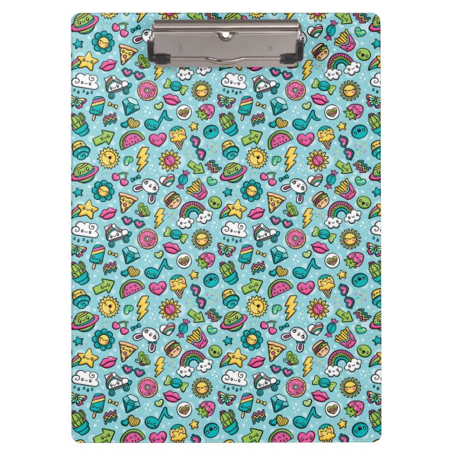 Totally Cute Doodles clipboard (Front)