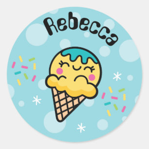 Totally Cute Doodles Ice Cream stickers