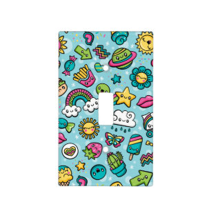 Totally Cute Doodles light switch cover