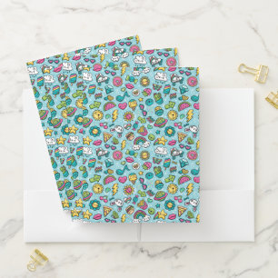 Totally Cute Doodles pocket folders
