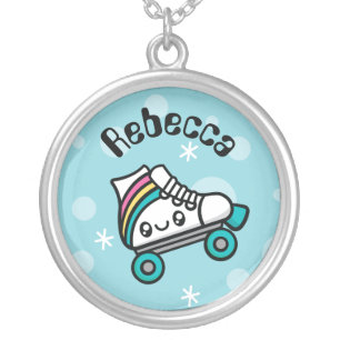 Totally Cute Doodles Roller Skate necklace