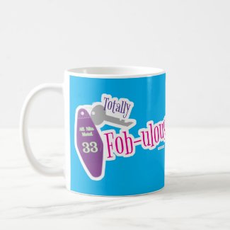 Totally Fabulous Key Fob Nostalgia Fun Design
