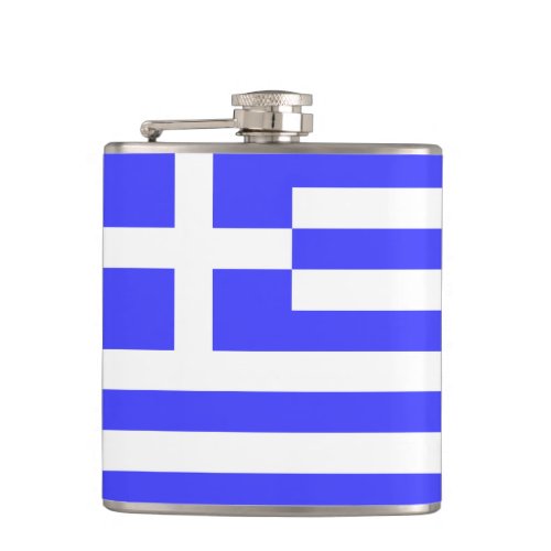 Totally Flag of Greece Hip Flask