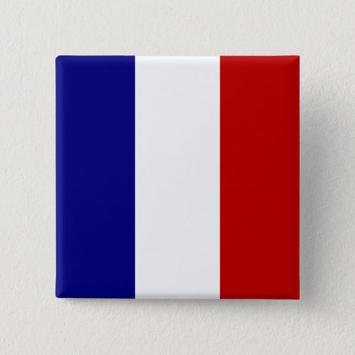 Totally French Flag Pinback Button