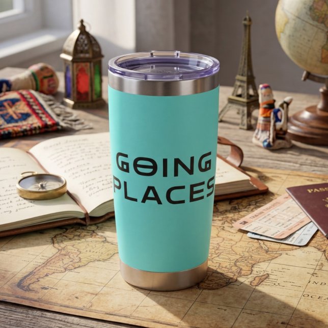 Totally Going Places Sarcastic Thermal Tumbler (Creator Uploaded)