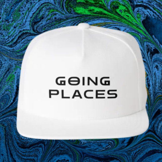 “Totally Going Places” Sarcastic Typography Hat (Creator Uploaded)