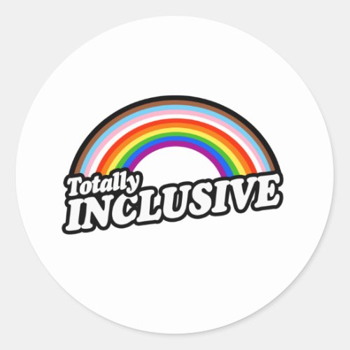 Totally Inclusive Classic Round Sticker