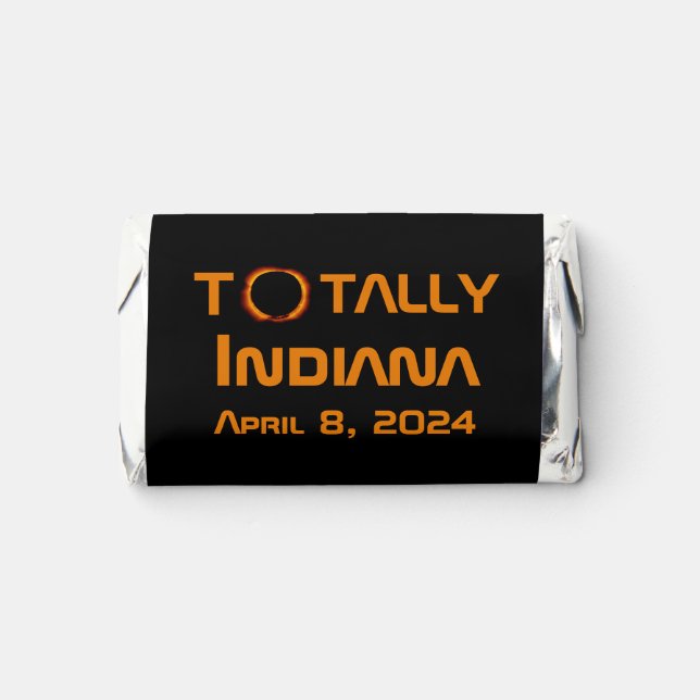 Totally Indiana 2024 Solar Eclipse Hershey's Miniatures (Front)