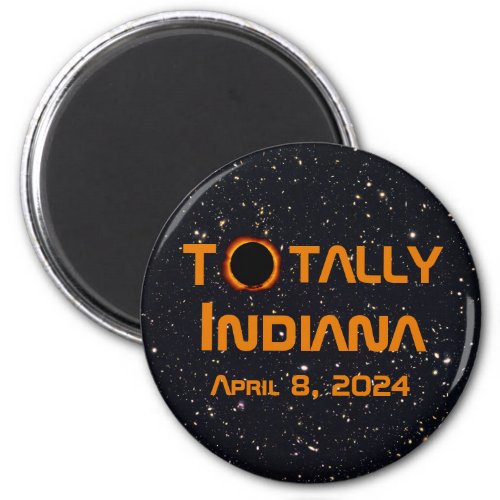 Totally Indiana 2024 Solar Eclipse Magnet
