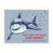 Totally Jaw-some Shark Kids Valentine's Day Card
