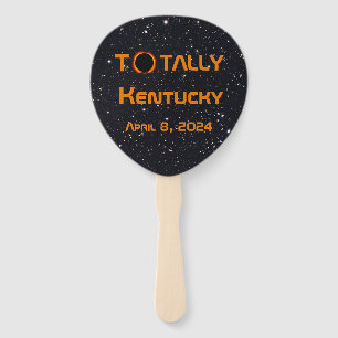 Totally Kentucky 2024 Solar Eclipse Hand Fan