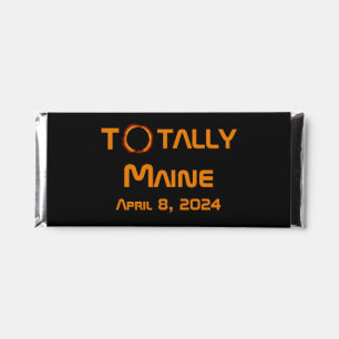 Totally Maine 2024 Solar Eclipse Hershey Bar Favors
