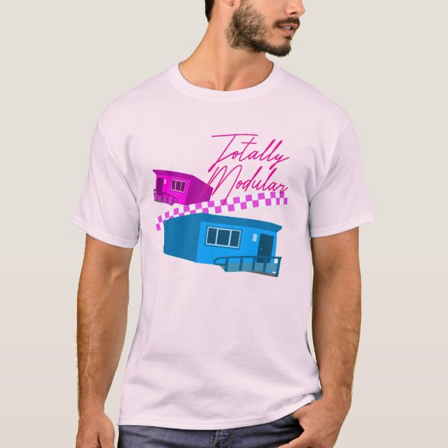 Totally Modular Retro Portable Slogan Fun T-Shirt (Front)