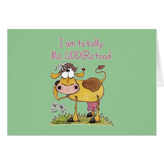 Totally Ms. UDDERstood Cards (Front Horizontal)