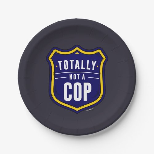 Totally Not A Cop Paper Plates